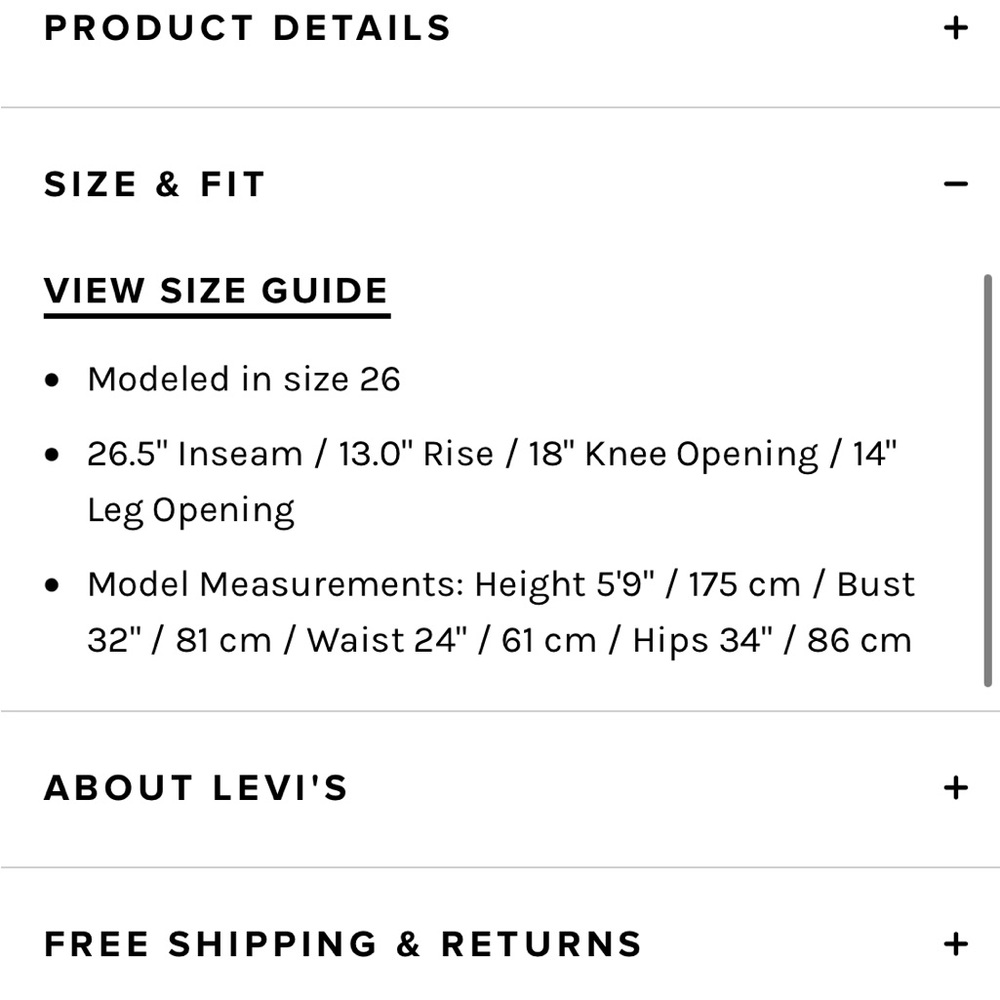 Levi’s Ribcage Straight Jeans - Picture 8 of 8